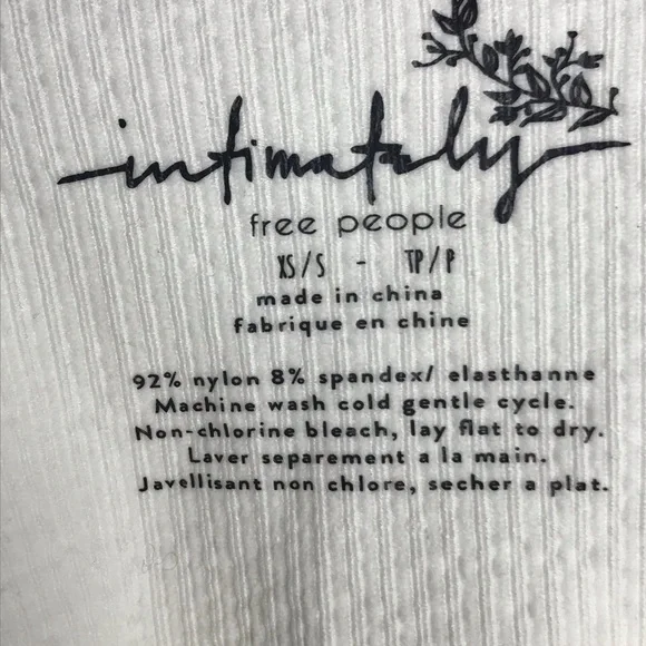 Free People Wide Rib Seamless Cami - Ivory - XS/S - Picture 6 of 6